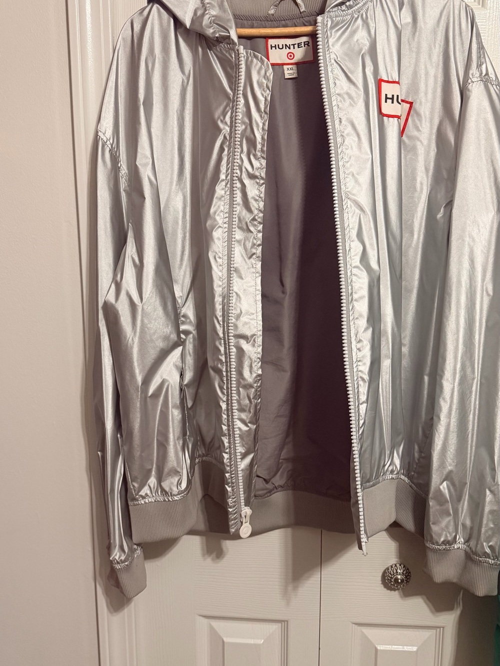 Hunter Silver Reflective Hooded Jacket